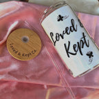 "Loved & Kept" 16 oz Glass Tumbler