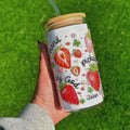 "Hand Picked by God" 16 oz Glass Tumbler