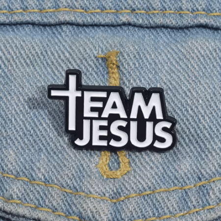 "Team Jesus" Enamel Pin
