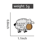 "Sheep" Enamel Pin