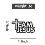 "Team Jesus" Enamel Pin