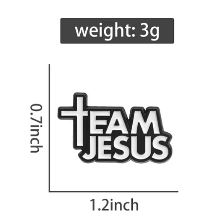 "Team Jesus" Enamel Pin