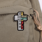 "In Jesus Name I Play" Enamel Pin