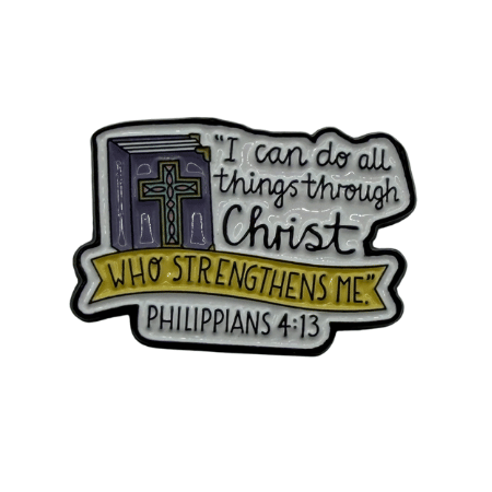 "I Can Do All Things" Enamel Pin
