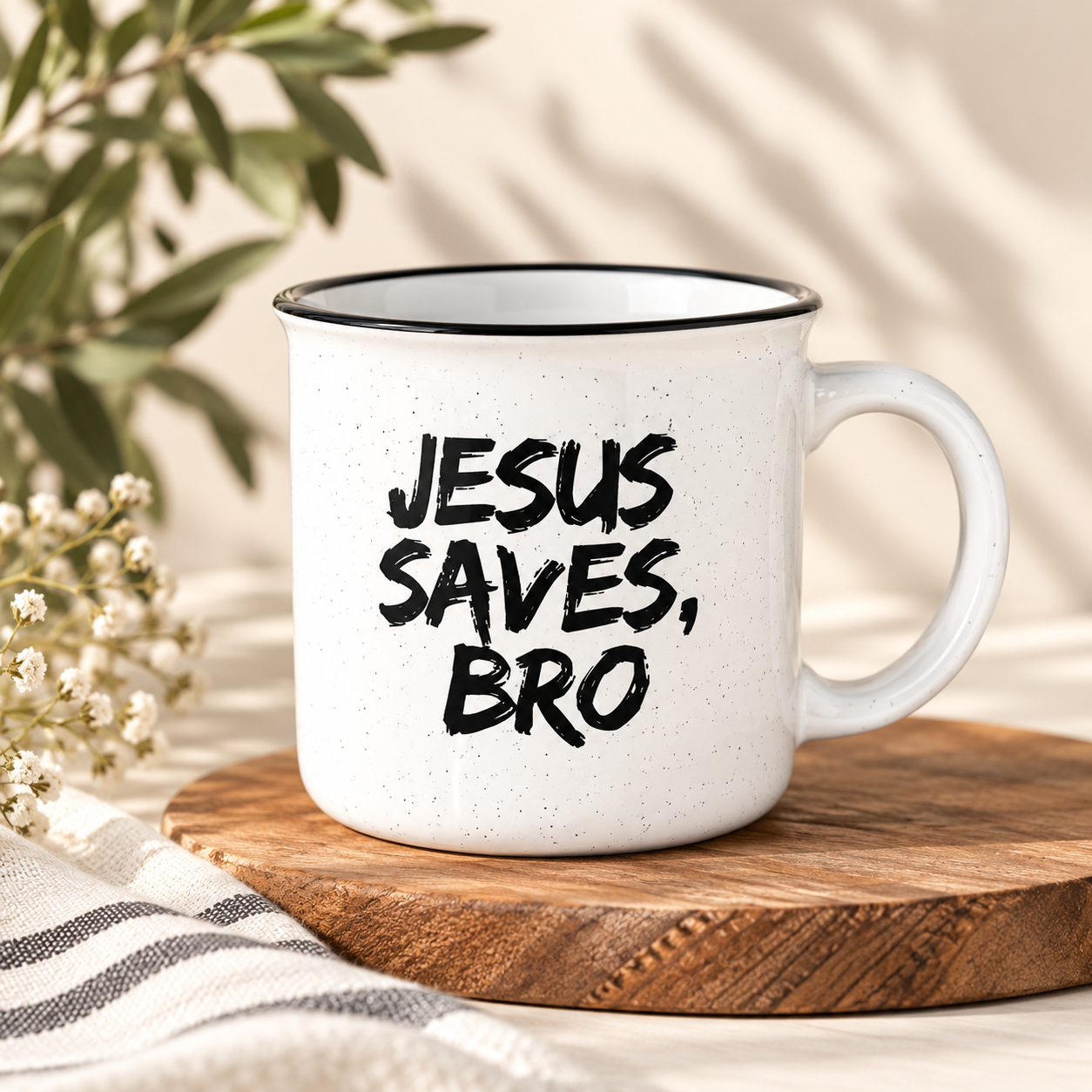 "Jesus Saves Bro" 15 0z Ceramic Mug