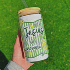 "He'd be making Lemonade" 16 oz Glass Tumbler