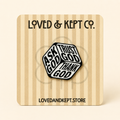 "Ask God Trust God" Enamel Pin