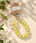 Daisy Beaded Charm Loop | Phone, Bag & Keychain