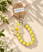 Daisy Beaded Charm Loop | Phone, Bag & Keychain