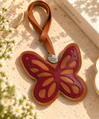 Butterfly Faux Leather | Bag charm