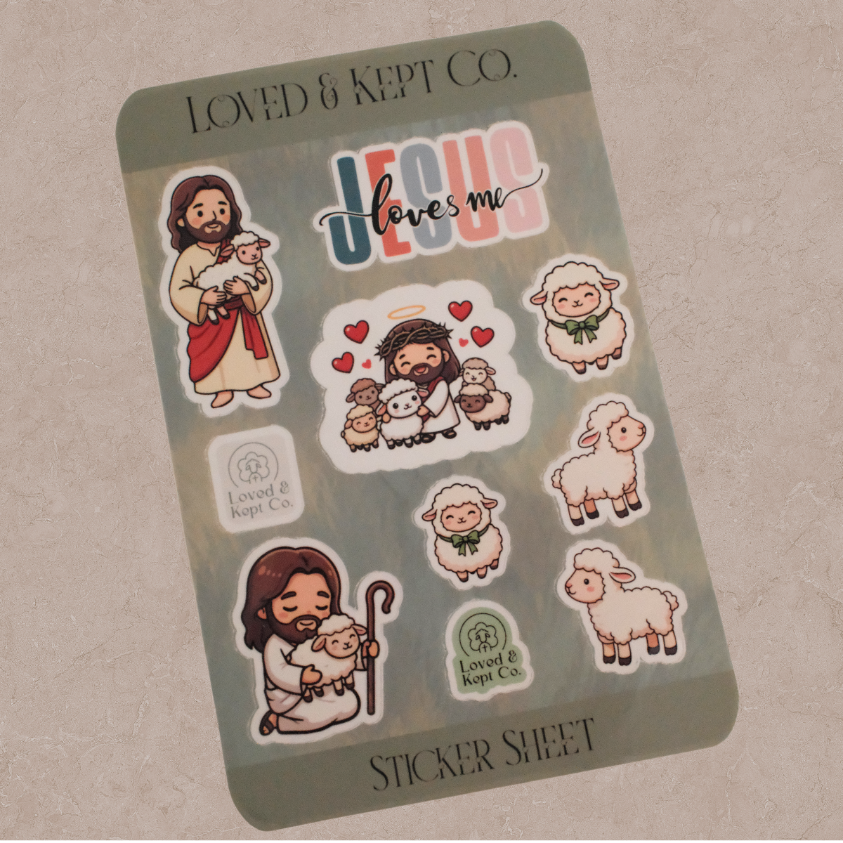 The Great Shepherd Sticker Sheet